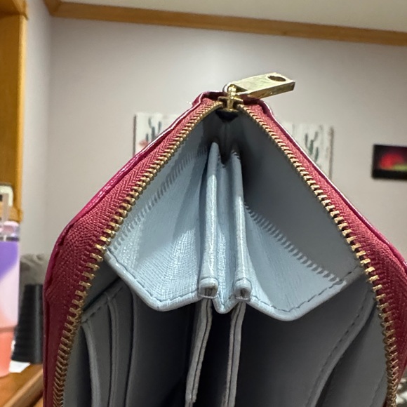 Fossil Women's Vibrant Pink Wallet - Picture 7 of 11